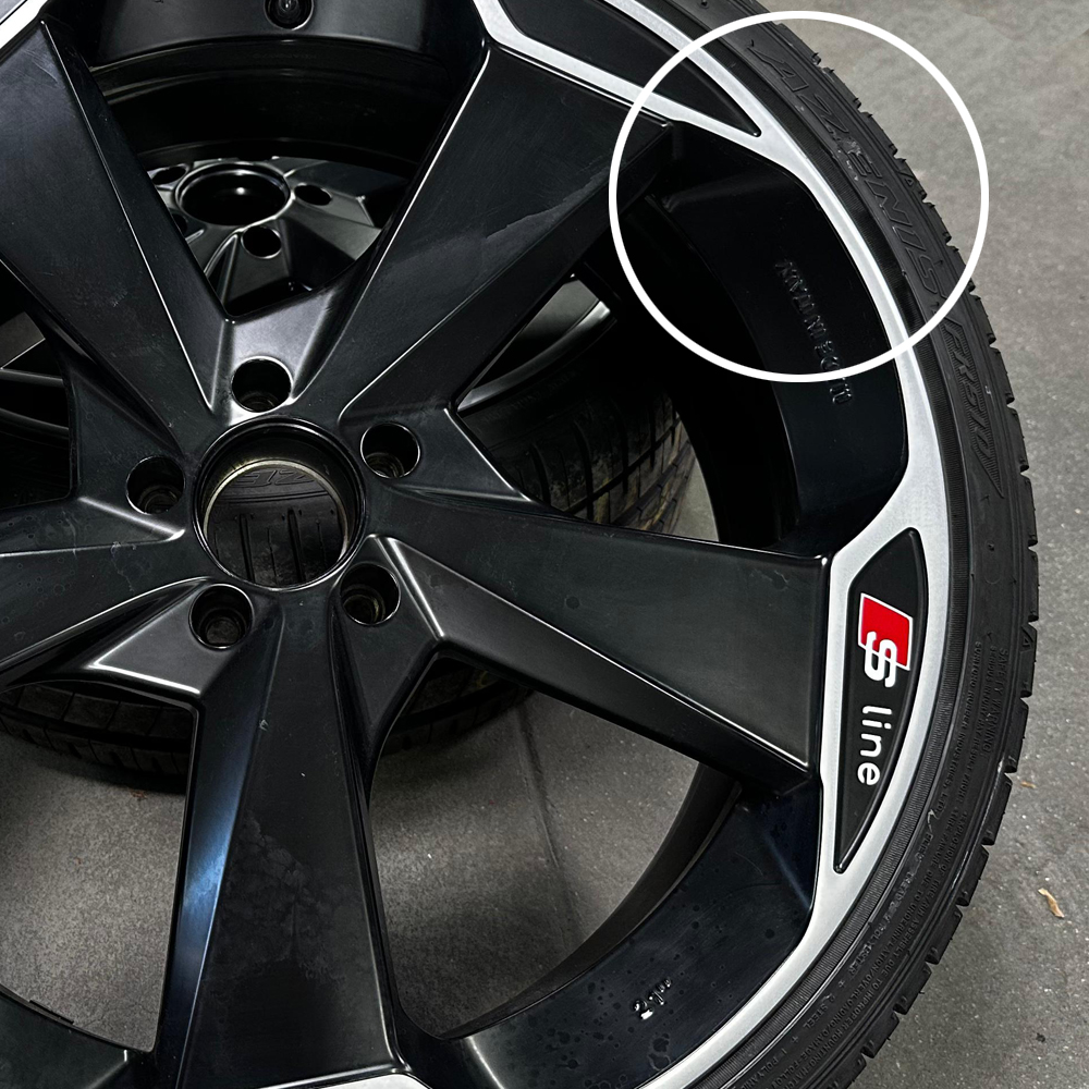 Audi Felge nachher